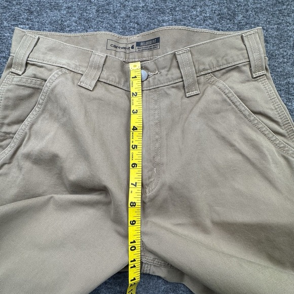 Carhartt Relaxed Fit Twill Work Pants Men's Sz 30x32 BN0324-M Tan Khaki - Picture 12 of 16